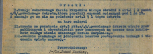 Orzeczenie Specjalnego Sądu Karnego w Katowicach w sprawie Karola Kurpanika